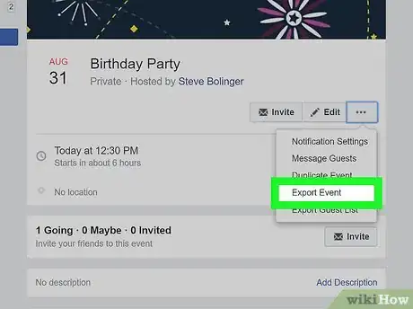 Imagen titulada Add Facebook Events to Google Calendar Step 20