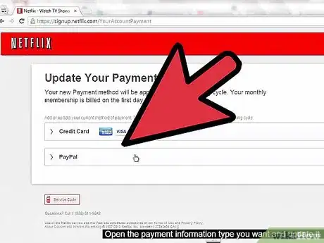 Imagen titulada Change Your Payment Information on Netflix Step 8