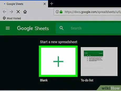 Imagen titulada Create a Graph in Google Sheets Step 2