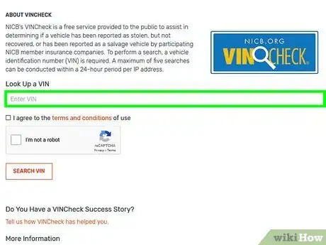 Imagen titulada Get a Free Basic VIN Check Step 5
