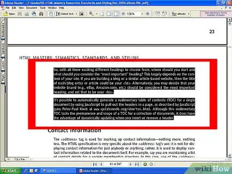 Imagen titulada Use the Hand Tool to Select Text in Acrobat 6 Step 7