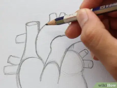 Imagen titulada Draw the Internal Structure of the Heart Step 9