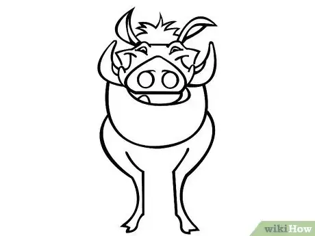 Imagen titulada Draw Pumbaa from the Lion King Step 16