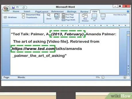 Imagen titulada Cite a Video in APA Step 20