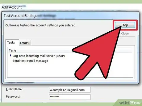 Imagen titulada Access Gmail in Outlook 2010 Step 19