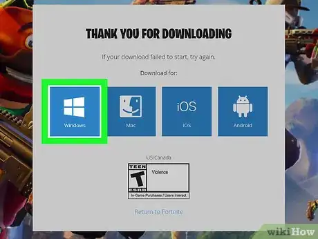 Imagen titulada Download Fortnite on a PC Step 7