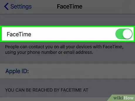 Imagen titulada Enable FaceTime on an iPhone Step 8