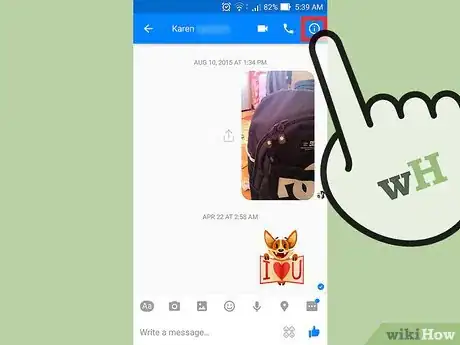 Imagen titulada Change Chat Colors and Emoji in Facebook Messenger Step 2