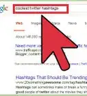 usar hashtags en Twitter