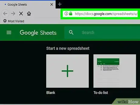 Imagen titulada Create a Graph in Google Sheets Step 1