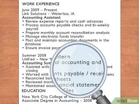 Imagen titulada Write a CV for an Accounting Assistant Step 9