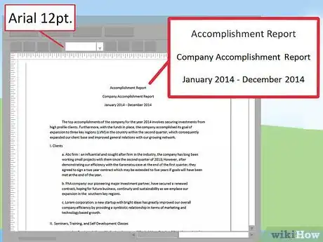 Imagen titulada Write an Accomplishment Report Step 3