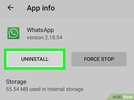Imagen titulada Unblock Yourself on WhatsApp on Android Step 10