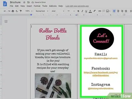 Imagen titulada Make a Brochure Using Google Docs Step 9