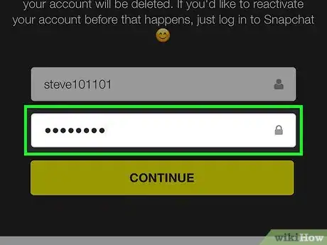 Imagen titulada Delete a Snapchat Account Step 9