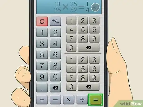 Imagen titulada Write Fractions on a Calculator Step 12