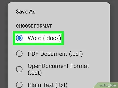 Imagen titulada Open a Google Doc in Word Step 10