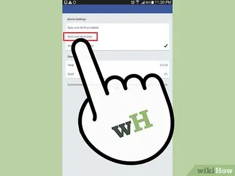 Imagen titulada Sync Photos from Your Mobile to Facebook Step 8