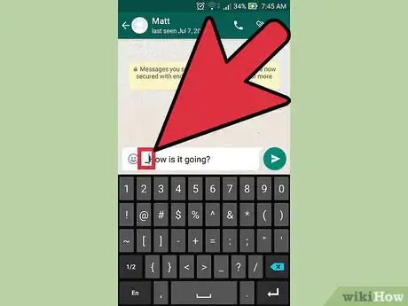 Imagen titulada Write in Italics on WhatsApp Step 7