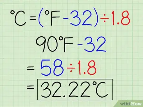 Imagen titulada Convert Celsius (°C) to Fahrenheit (°F) Step 6