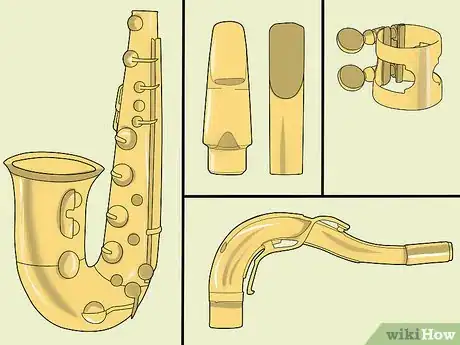 Imagen titulada Clean a Saxophone Mouthpiece Step 1