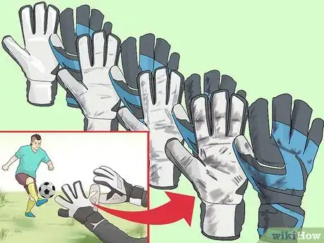 Imagen titulada Size and Take Care of Goalkeeper Gloves Step 8