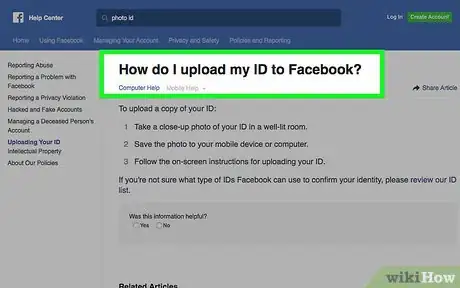 Imagen titulada Open Your Old Facebook Account Step 16