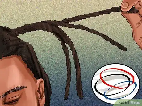 Imagen titulada Dreadlock Straight Hair Step 4