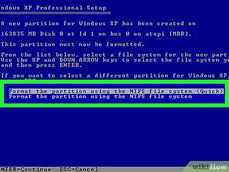 Imagen titulada Reformat a PC Running Windows XP Step 13