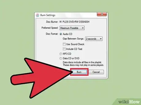 Imagen titulada Burn Music to an Audio CD Step 13