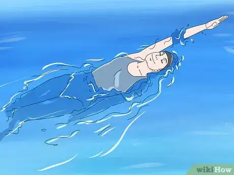 Imagen titulada Swim Backstroke Perfectly Step 1