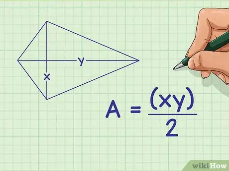 Imagen titulada Find the Area of a Kite Step 1