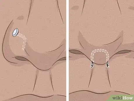 Imagen titulada Blow Your Nose with a Nose Ring Step 6