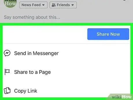 Imagen titulada Share on Facebook Step 13