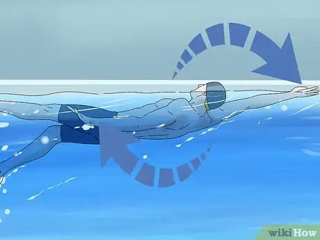 Imagen titulada Swim Backstroke Perfectly Step 4