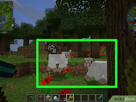 Imagen titulada Make a Rainbow Sheep in Minecraft Step 1