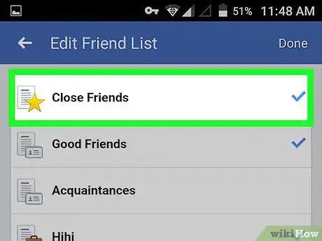 Imagen titulada Edit Your Friends List on the Facebook App on Android Step 6