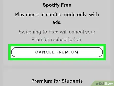 Imagen titulada Cancel Spotify Premium on Android Step 7