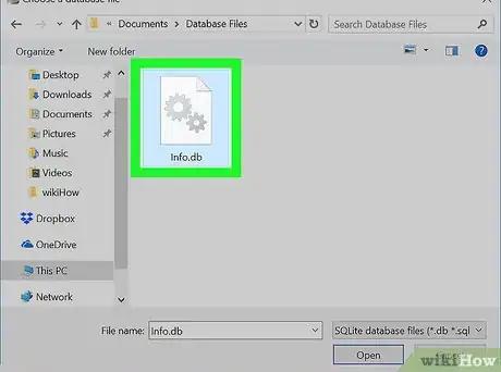 Imagen titulada Open a Database File on PC or Mac Step 6
