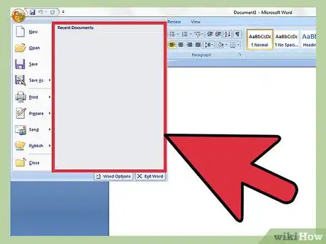 Imagen titulada Disable or Delete Recent Document List in Microsoft Word or Excel Step 7