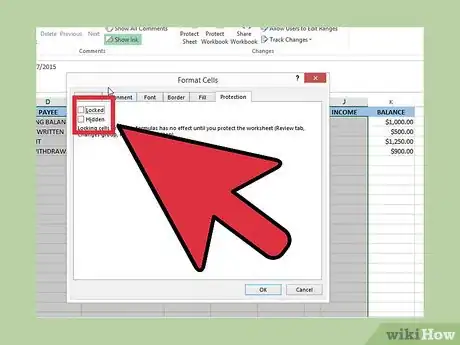 Imagen titulada Create a Simple Checkbook Register With Microsoft Excel Step 22