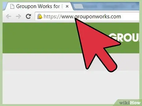 Imagen titulada Advertise on Groupon Step 1