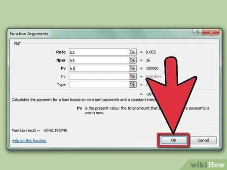 Imagen titulada Calculate a Monthly Payment in Excel Step 11