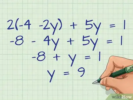 Imagen titulada Solve Simultaneous Equations Using Substitution Method Step 4