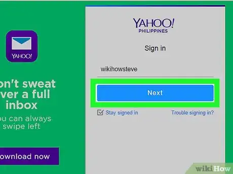 Imagen titulada Log Into Your Email (Yahoo) Step 4