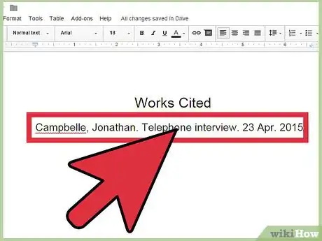 Imagen titulada Cite an Interview in MLA Format Step 6
