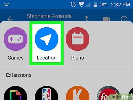 Imagen titulada Find a Friend's Location on Facebook Messenger on Android Step 3