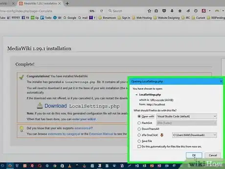 Imagen titulada Install MediaWiki Step 9