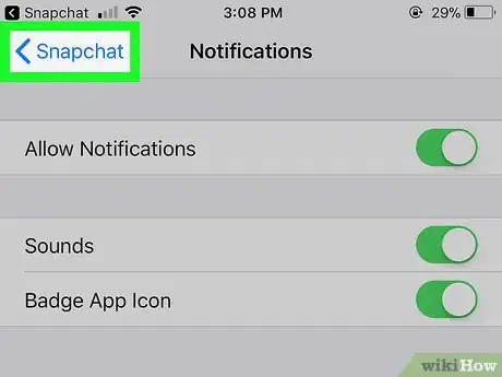 Imagen titulada Turn on Snapchat Notifications Step 6