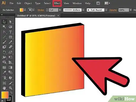 Imagen titulada Remove an Effect in Adobe Illustrator Step 1